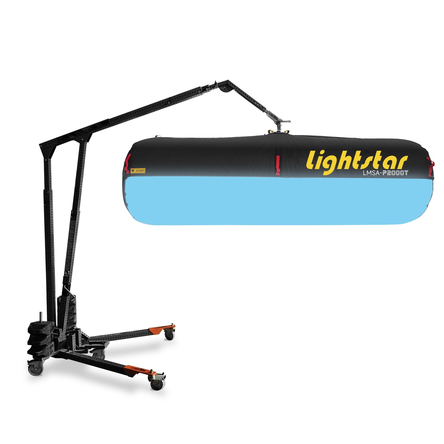 Lightstar AIRLITE TUBE KIT RGBWW LED Balloon  (2000W) w/ Lumenradio and Flightcase