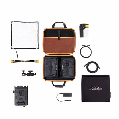 Aladdin Bi-Flex M7 Bi-Color Kit 70W with V-Mount/Gold-Mount Battery Plate and case - FVG
