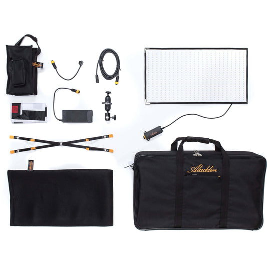 NEW Aladdin ALL IN 2 Bi-Color RGB LED Panel Basic Kit 100W - FVG